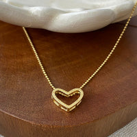 Colar Coração Dourado